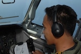 Indonesian Air Force military search for missing plane