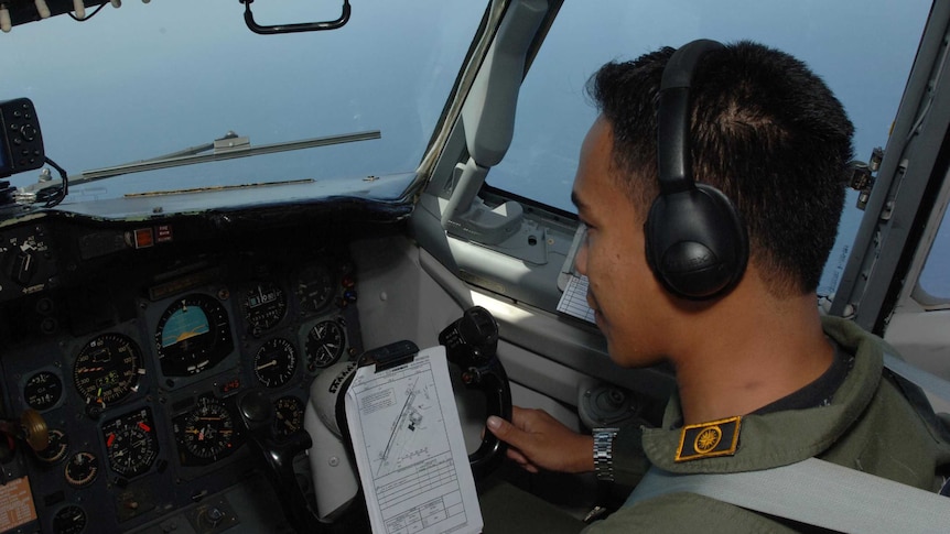 Indonesian Air Force military search for missing plane