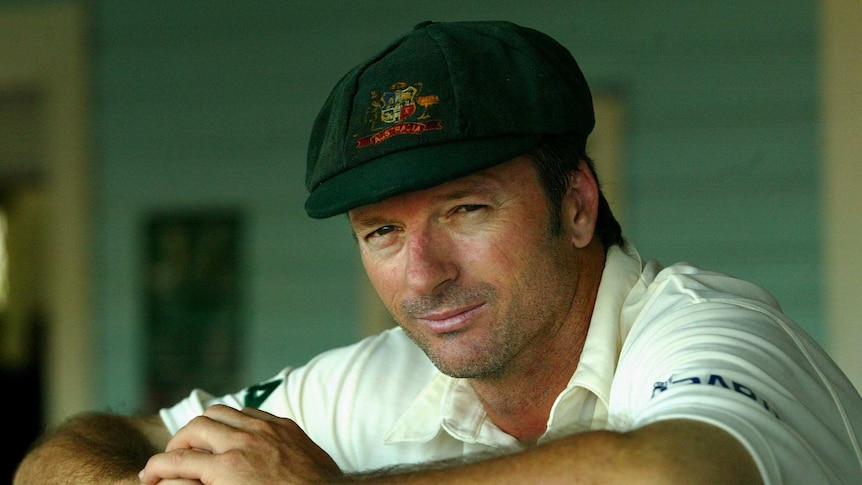 Portrait of former Test captain Steve Waugh