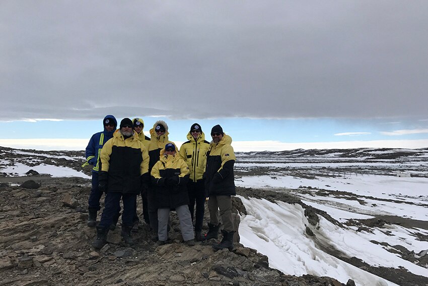 The Australian Antarctic Division's team of geologists