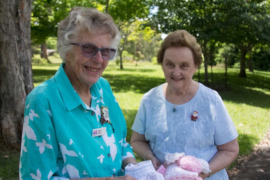 Smocking Guild founders Marg Ebb and Judy Fearnie