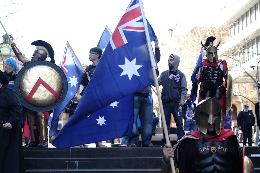 Reclaim Australia rally in Sydney, July 19