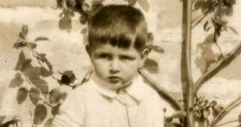 A photo of John as a young boy.