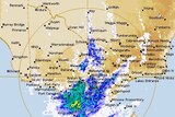 Rain radar of Victoria