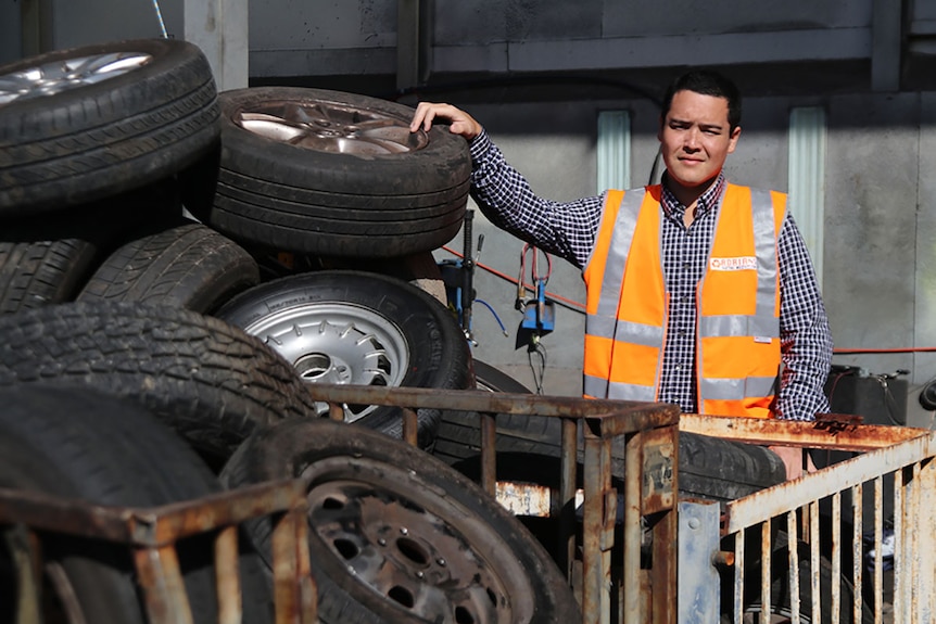 Tyre recycling issue