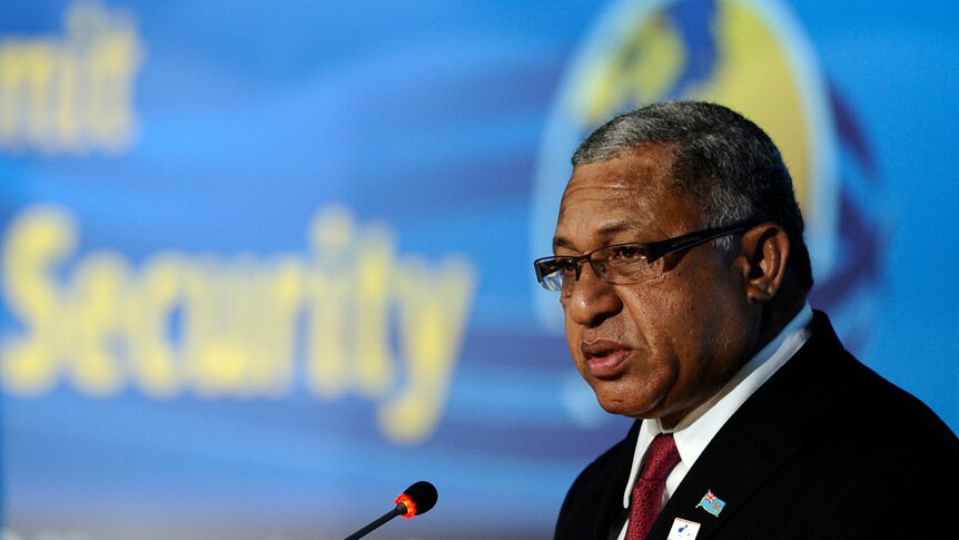 Fiji's Interim Prime Minister, Frank Bainimarama