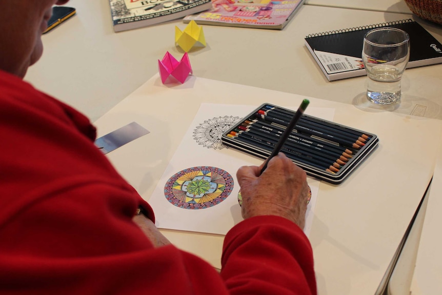 Colouring in mandalas