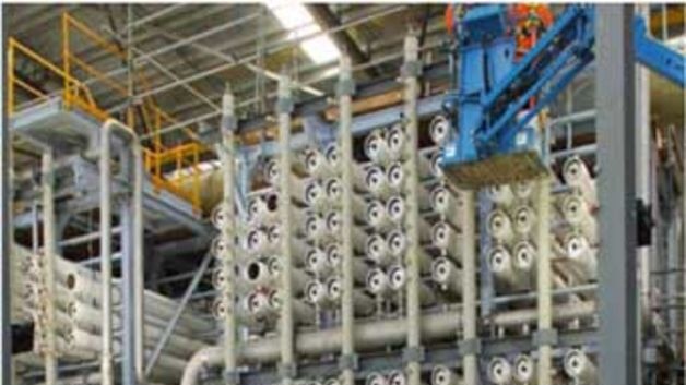 The inner workings of a desalination plant