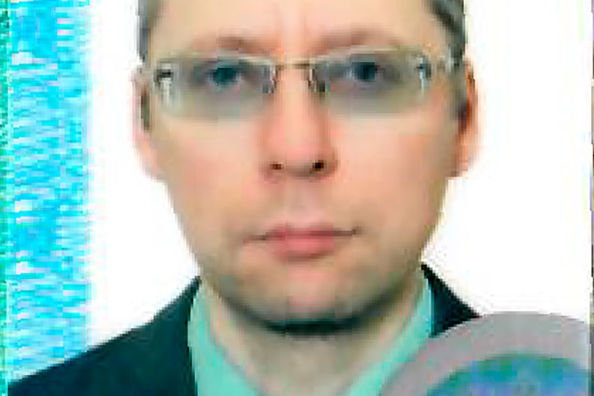 Boris Bondarev's passport photo. 