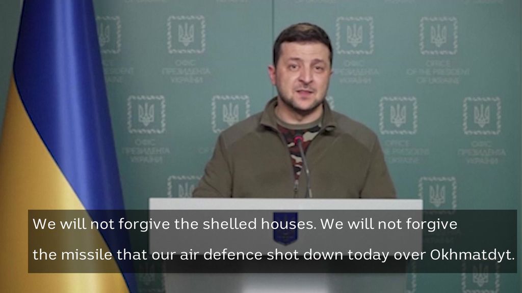 Ukrainians Will Never 'forgive' Says Zelenskyy - ABC News