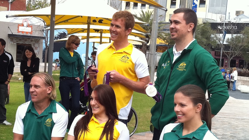 West Australian paralympians show off their medals