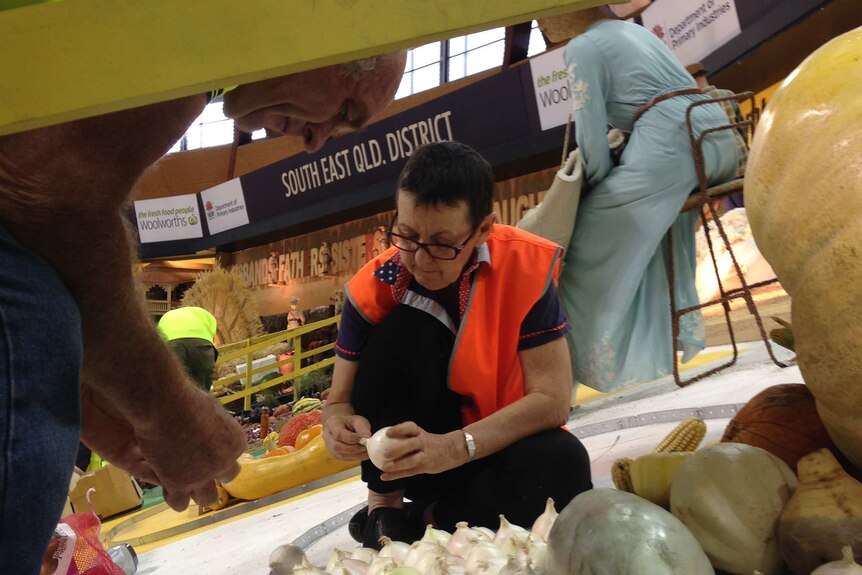 District exhibitors set up at the Sydney Royal Easter Show