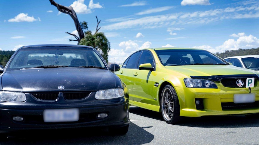 Seized Holden Commodores