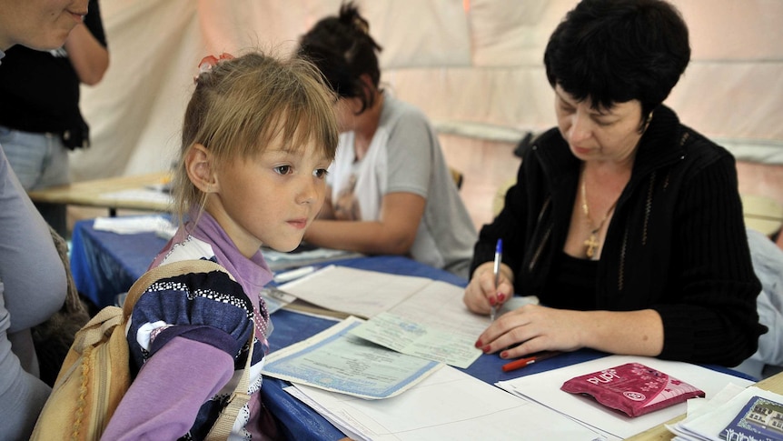 Rostov refugee camp