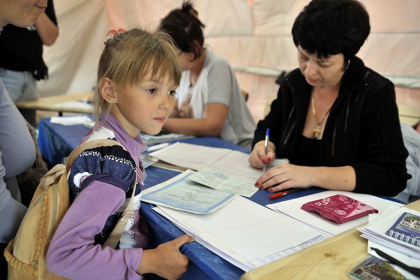 Rostov refugee camp