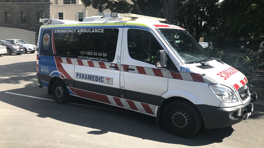 An ambulance is called for Victorian Upper House MP Daniel Mulino, after he suffered a medical emergency at Parliament.