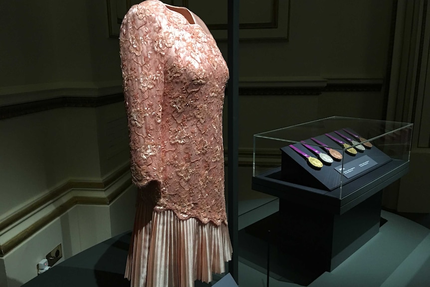 Royal 'Bond Girl' dress worn by the Queen