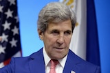 US Secretary of State John Kerry (L) gestures during a joint press conference in Manila, the Philippines, July 27, 2016.