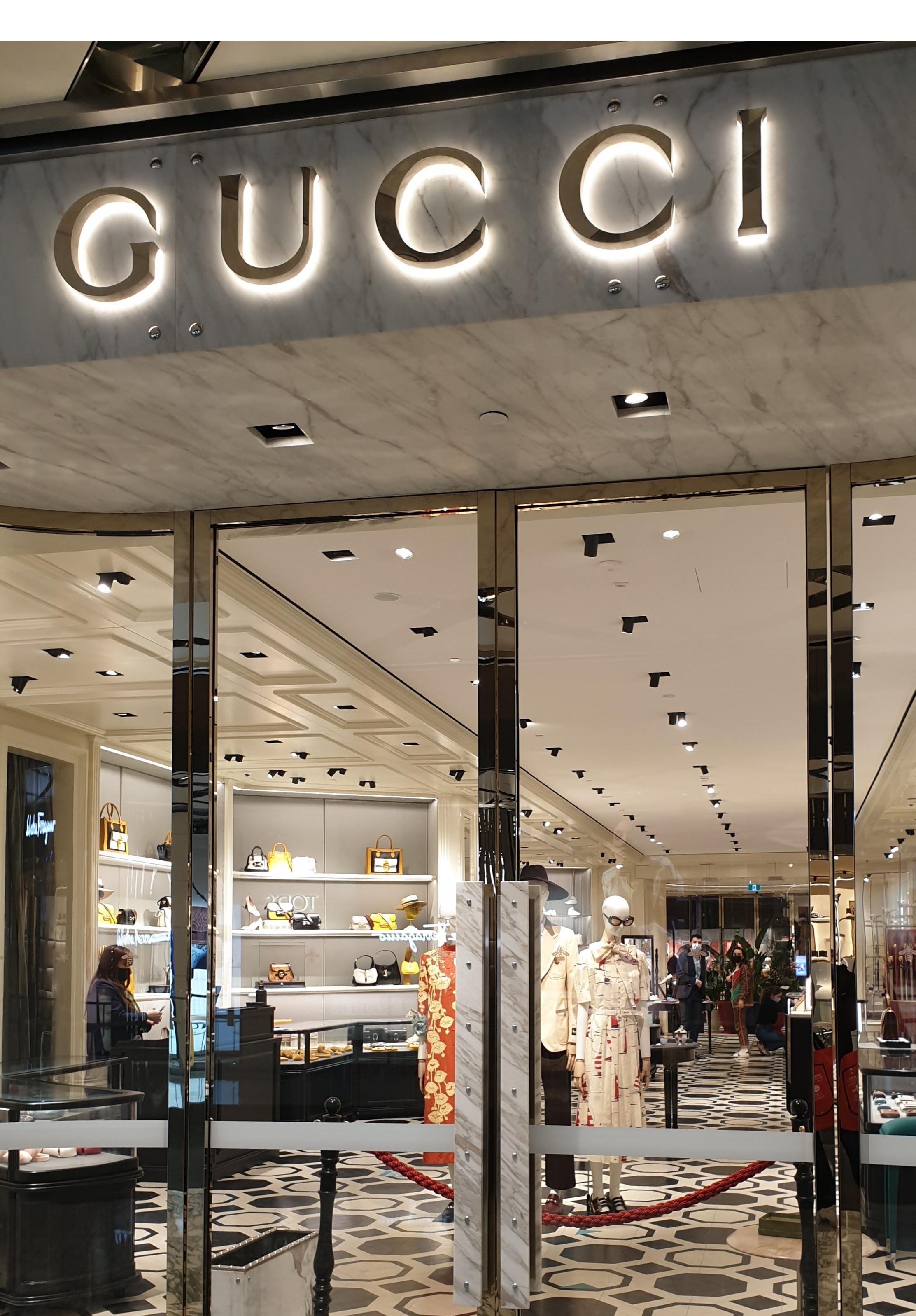 Luxury brands Gucci and Louis Vuitton are 'essential' under NSW COVID