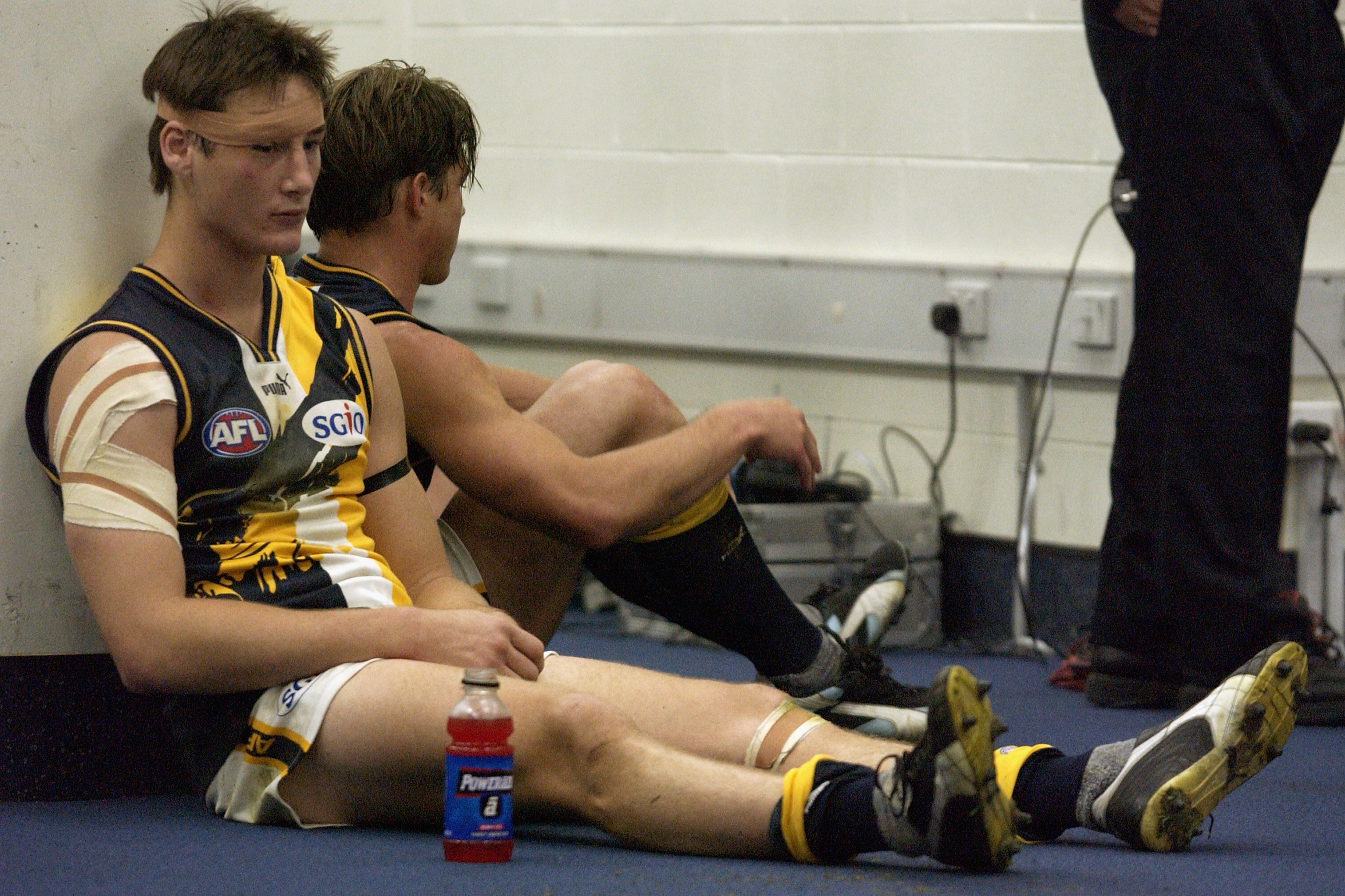 Post-footy life laid bare after Adam Hunter's CTE findings