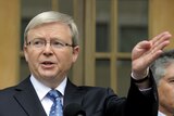 The Opposition says Mr Rudd is telling Australians one thing and Americans another.