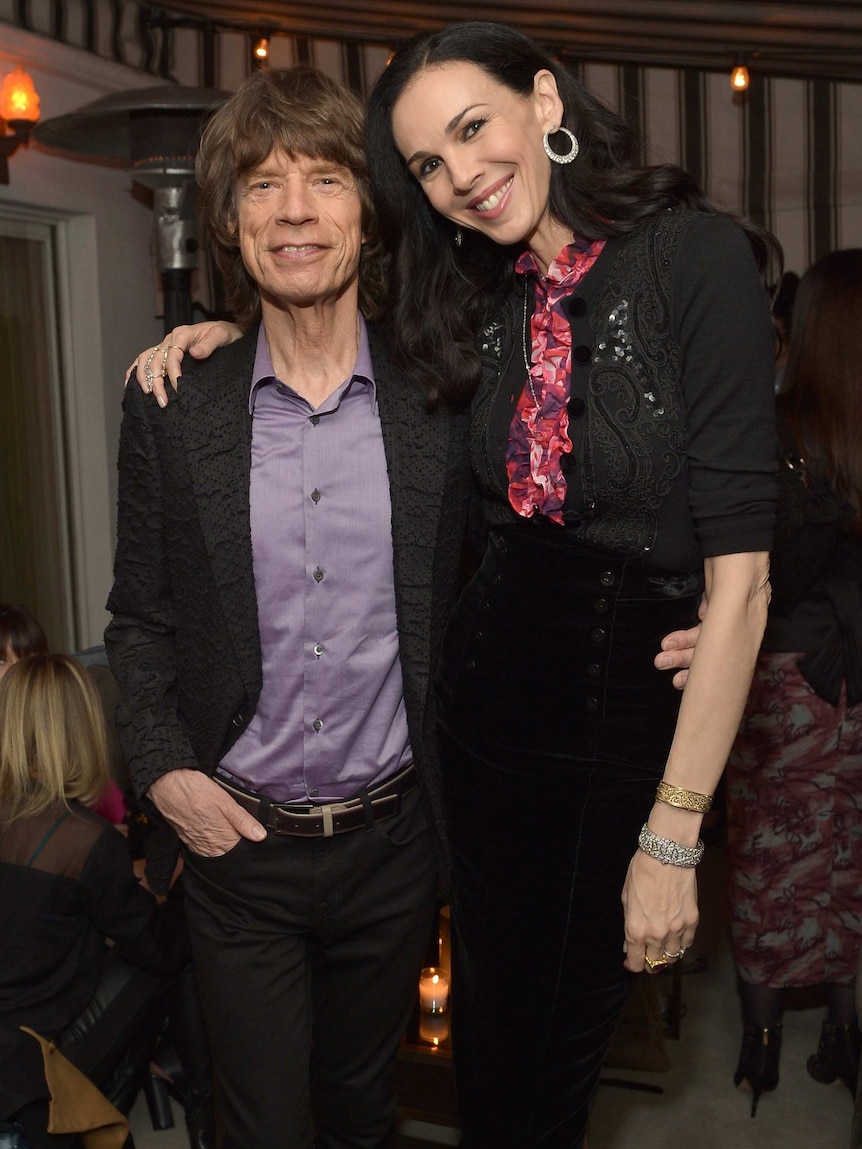 Mick Jagger and L'Wren Scott