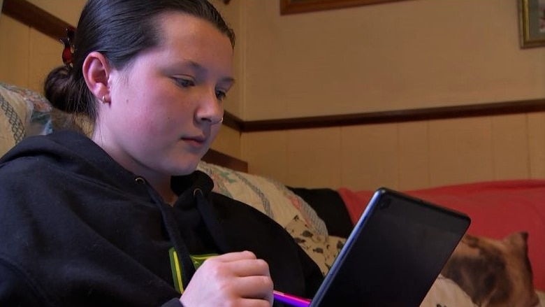 Emily has hearing loss and audio processing disorder, which affects her learning. 