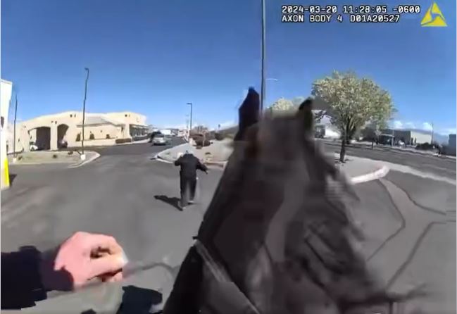 A man riding a horse you can see the man in front being pursued