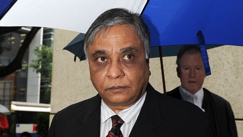 Patel told the court today he was not legally represented.