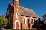 Exterior of church building.