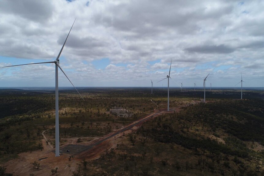 Image of wind turbines.