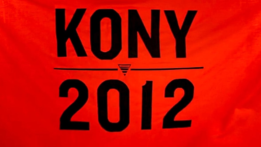 Still from the movie Kony 2012.