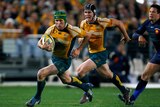Familiar role: Matt Giteau shifts to fly half, where he has played 39 of his 82 Test matches.