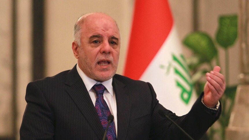 Iraq's prime minister Haider al-Abadi
