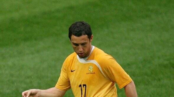 Socceroos striker Scott McDonald juggles the ball during practice for the Uzbekistan qualifier