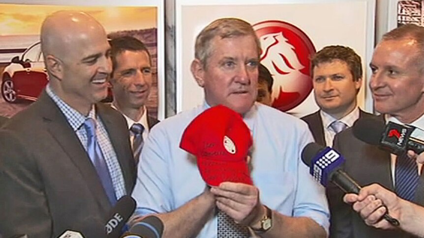Ian Macfarlane and Jay Weatherill spoke after their tour of Holden