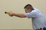 10 Tasers with camera units are expected to arrive in Brisbane this week.
