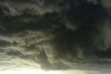 Black storm clouds