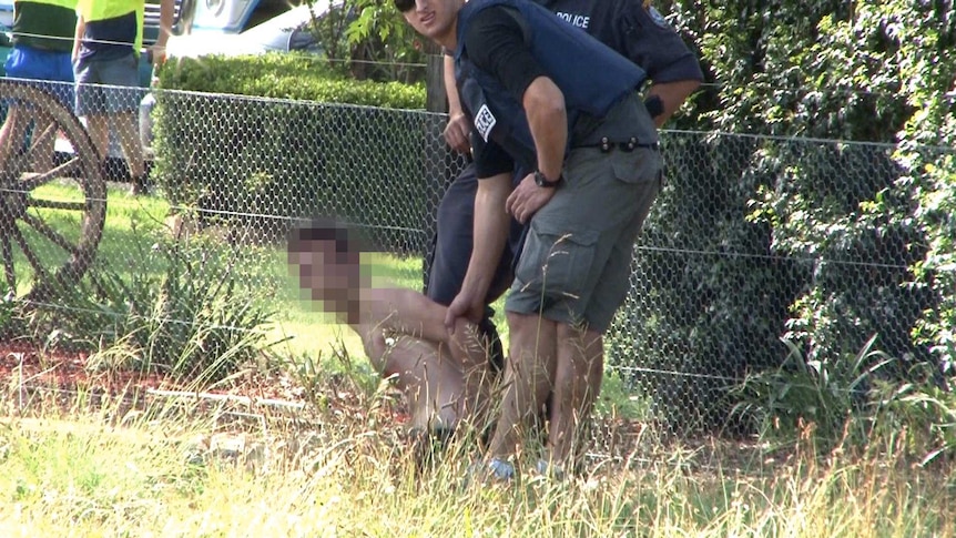 Mitch Barbieri is detained after the death of Detective Inspector Bryson Anderson.