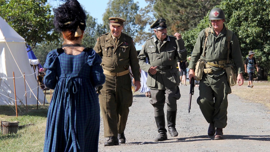 WWII re-enactors at History Alive