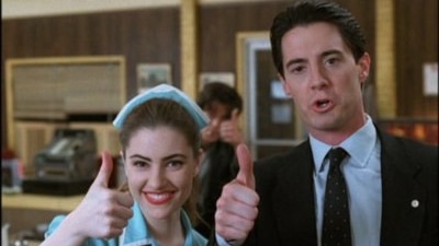 Shelly Johnson and Dale Cooper
