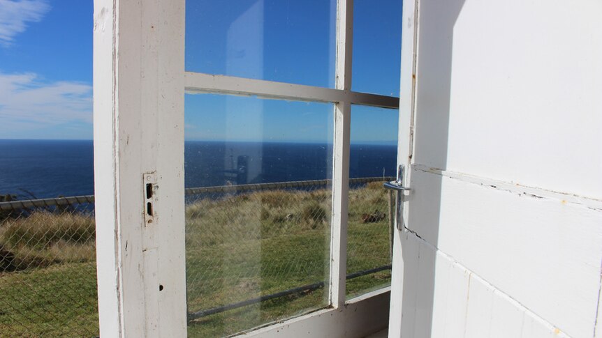 View looking through a window