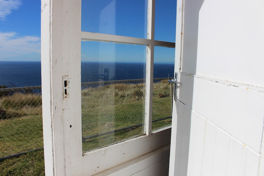 View looking through a window