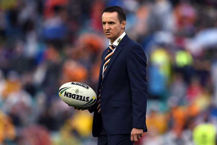 Wests Tigers coach Jason Taylor