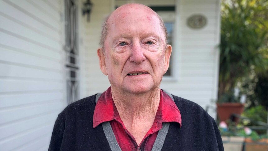 Neighour Graham Banks, a witness to counterterrorism raids in the western Sydney suburb of Toongabbie