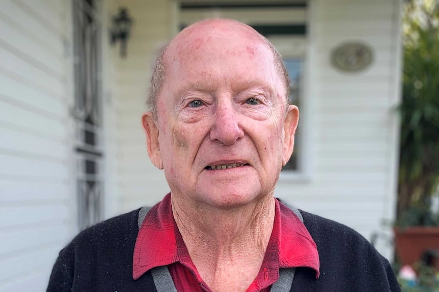 Neighour Graham Banks, a witness to counterterrorism raids in the western Sydney suburb of Toongabbie