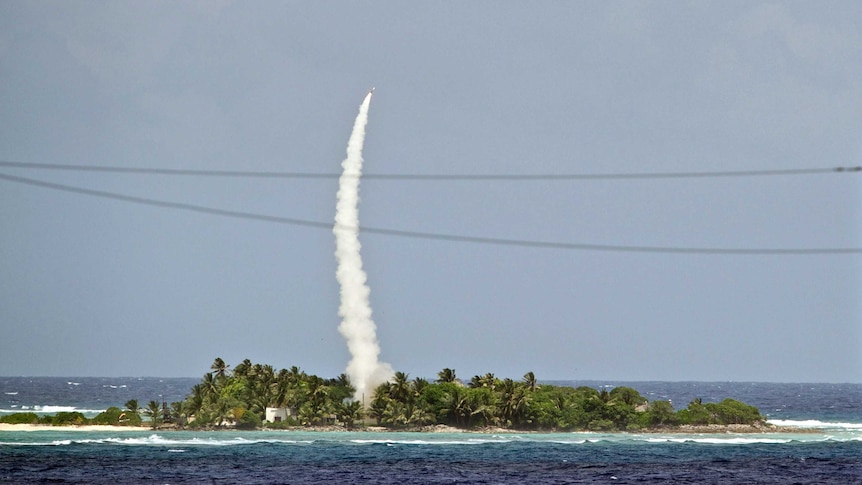US interceptor missile launched for flight test