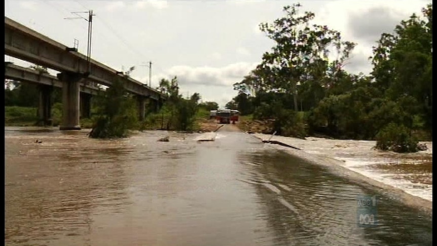 Police believe the motorist drove past other cars waiting by the road for Denison Creek to subside.