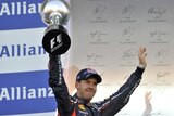 Big in Japan ... Sebastian Vettel moved closer to a threepeat of Formula One titles.