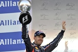 Big in Japan ... Sebastian Vettel moved closer to a threepeat of Formula One titles.